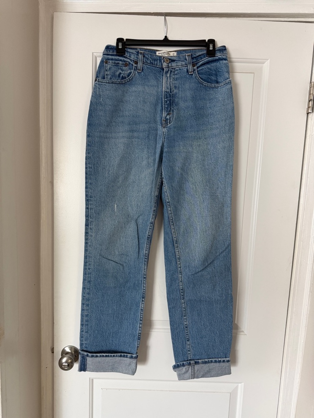 Abercrombie & Fitch Light Blue Straight Leg Jeans